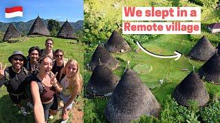 We Stayed in a REMOTE Village, Wae Rebo Village, Flores Indonesia  - Vlog #18 - Janine Freuling