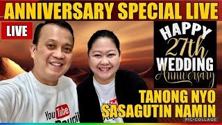 ⭕️ MAY ASAWA NA PO AKO | 27th WEDDING ANNIVERSARY NA | REVEAL KO NA AT PWEDE KAYONG MAGTANONG, LIVE