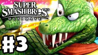 King K. Rool Unlocked! - Super Smash Bros Ultimate - Gameplay Walkthrough Part 3 (Nintendo Switch)