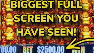 IS THIS THE BIGGEST FULL SCREEN YOU HAVE EVER SEEN?! $2,500 BETS