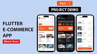 Flutter E-commerce App UI - Part 1 | Project Demo | Speed Code Tutorial