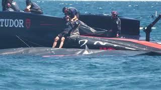 Cup Spy: Alinghi Red Bull Racing - Extended version - Dismasting - June 13, 2024 Barcelona