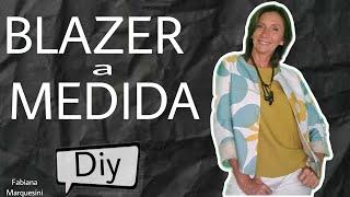 Cómo hacer un BLAZER con tus medidas? MOLDES-CORTE Y CONFECCIÓN- Fabiana Marquesini - 489