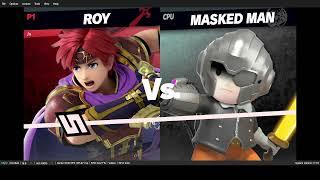 Ultimate S (P1) Roy vs Masked Man (CPU) (Version 1.3.0.2) (By Ryujinx)