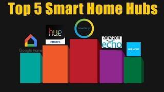 Top 5 Smart Hubs - Amazon Echo, Google Home, Philips Hue, SmartThings, Harmony Hub