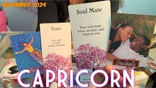 CAPRICORN ️ WOW! A NEW person is your SOULMATE!| November 2024 Tarot Love Reading