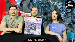 Путешествуем. Настольная игра Билет на Поезд: Северные страны. Играем втроём.