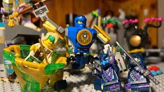 LEGO Ninjago Dragons Rising Season 2 Jay’s Elemental Mech Battle Stop Motion 