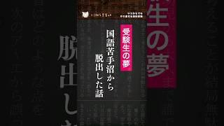 【受験生の夢:国語苦手沼から脱出した話】#勉強 #国語 #高校受験