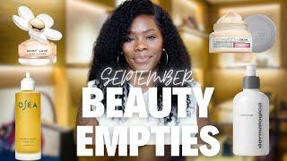 September Empty Beauty Products- Beauty Products I've used this month