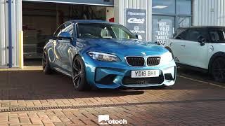 BMW M2 Eibach springs 12mm wheel spaces Motech performance