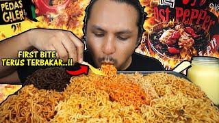 cuba  7 JENIS MEE/RAMEN PEDAS di malaysia (mukbang malaysia) DAEBAK GHOSTPEPPER MAGGI PEDAS GILER