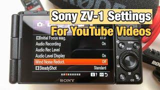 Sony ZV-1 Settings For Controlled Environments & YouTube Videos