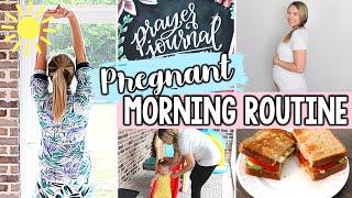 PREGNANT MORNING ROUTINE 2020 // Second Trimester | Jessica Elle