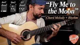 "Fly Me to the Moon" - Jazz Chord Melody & Rhythm Guitar Lesson