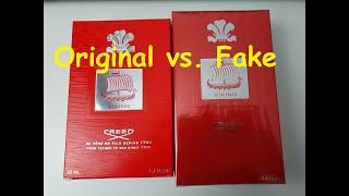 Creed Viking Parfum Original vs. Fake wie erkenne ich eine Fälschung