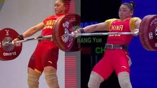 Kang Yue (75) - 126kg & 127kg Snatches @ 2014 & 2015 Senior World Championships