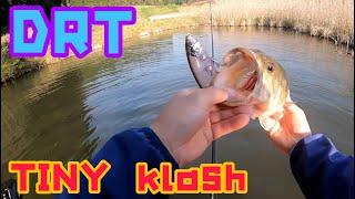 bassfishing I used the DRT Tiny Crush in a wild pond and it was a blast!