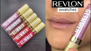 Revlon GLIMMER GLOSS // Lip Swatches & Review