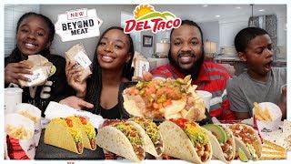 DEL TACO x BEYOND MEAT  | VEGAN MUKBANG | EATING SHOW