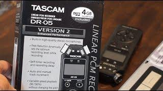 Обзор рекордера TASCAM-DR05