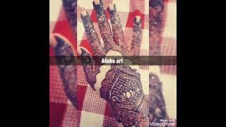 party mehndi design / Alisha art