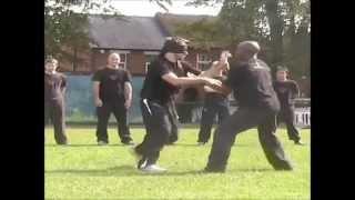 Loukas Kastrounis Wing Chun Kuen students  Chi -Sao Blindfold