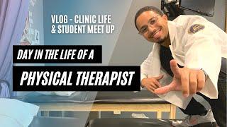 Day in the life of a Physical Therapist | Vlog Clinic Life & Student Meet Up