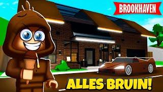 Brookhaven LEVEN In De KLEUR BRUIN! (Roblox)