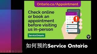 如何预约Service Ontario | 手把手教程 | 避免排长队