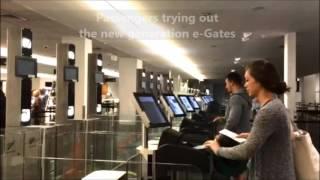 New e-Gates at Auckland Airport Departures