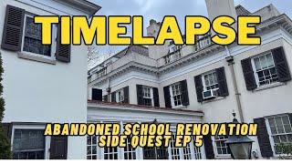 Abandoned School Renovation Time lapse misfit clips! Side Quest Friday Episode 5