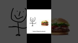 Evil burger #stickmanmeme #stickman #burger #food #burgerking #macas #funky #meal #memes #dadjokes