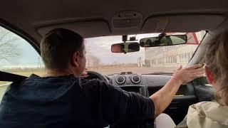 Инструктор по вождению сдаёт экзамен