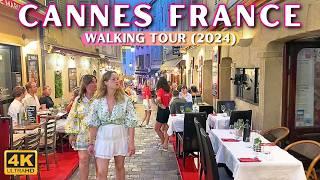 Amazing Cannes Walking Tour  4k City Walk On French Riviera [With Captions]