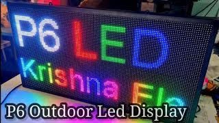 LED Scrolling RGB Colour Advertising Display Board with WiFi Operated Ultra Bright Outdoor