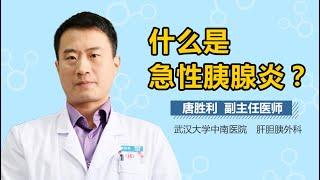 什么是急性胰腺炎 急性胰腺炎是怎么回事 有来医生