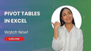 Pivot Table in Excel | Microsoft Excel For Beginners | Meritshot Tutorials