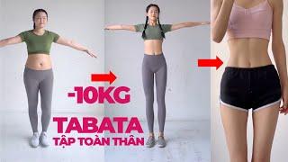 Luyện Tập Tabata Cường Độ Cao, Đốt Mỡ Thừa, Giảm Cân Nhanh Tại Nhà