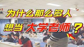 为什么那么多人想当大学老师