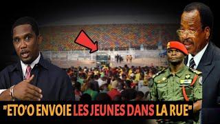 Eto'o met le Paul Biya dos au mur avec une insu.rrection populaire autour du stade
