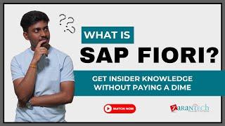 What is SAP Fiori | ZaranTech