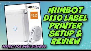 Niimbot D110 Label Printer Setup & Review