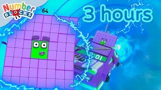 Colourful Maths | 3 hours of Numberblocks full episodes | Maths for Kids | Learn to Count