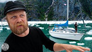 Navigating a MINEFIELD of ICE Sailing Alaska | Allison & James Sailing Alaska S4E13