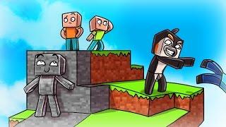 I AM STONE! | Minecraft Skywars Trolling! (I AM STONE CHALLENGE)