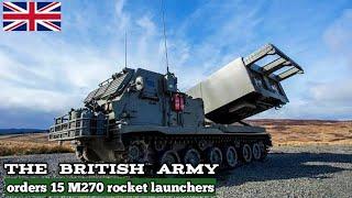 British Army orders 15 M270 rocket launchers from the US