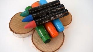 Prima Water Soluble Oil Pastels vs Faber Castell Gelatos Comparison for Stamping