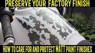 You thought Matt Automotive paintwork is lower maintenance than gloss paint? Non-contact cleaning!