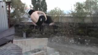 Fire Run Parkour - Good Jump (Винт в заднее)